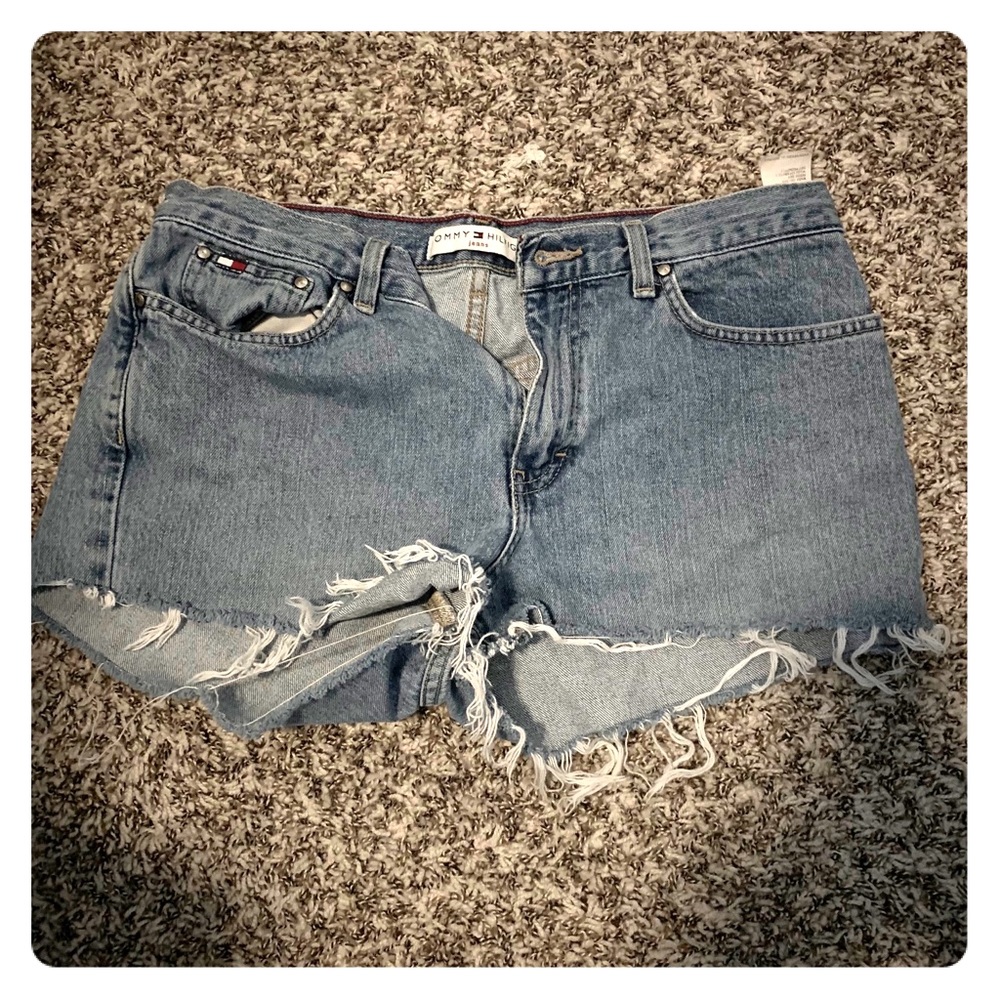 Tommy Hilfiger cutoff jean shorts